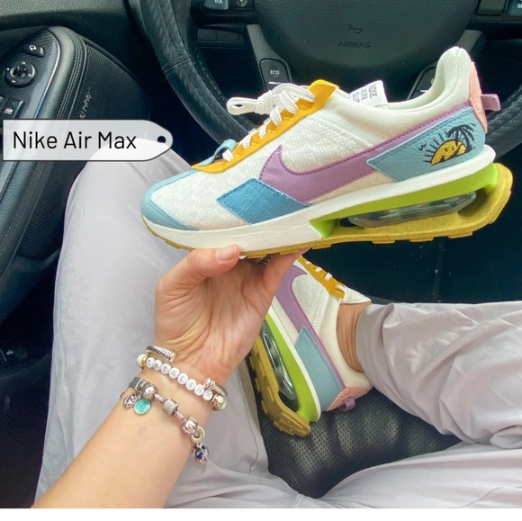 Nike Air Max Women's Pre-Day SE Nike Sun Club Sail Multi Shoes Size 6 DJ9984-100 - Picture 4 of 10